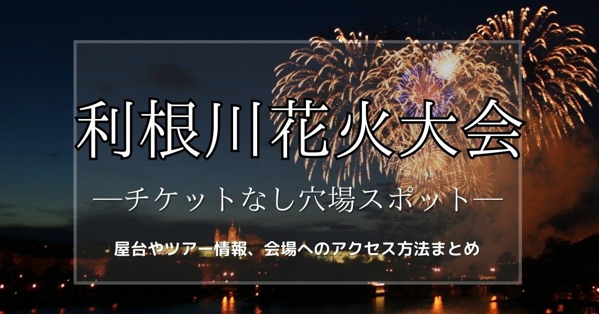 16(土)　利根川大花火大会　ニコニコエリア　自由席1枚